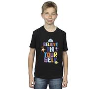 Disney Boys Inside Out 2 Believe T-Shirt Black 12-13 Years