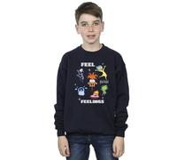 Disney Boys Inside Out 2 Feelings Sweatshirt Navy Blue 5-6 Years