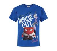 Disney Boy's Inside Out Short Sleeved T-Shirt | Boys Blue | Officially Licensed Merch | Size: 3-4 Years Disney Blue 3-4 Years