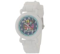Disney Boys' Japanese Quartz Watch with Silicone Strap, White, 16 (Model: WDS001040)