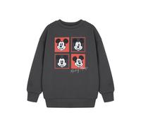 Disney Boy's Kids Sweatshirt (Boys Charcoal) in Grey | Size: 3-4 Years Disney Grey 3-4 Years