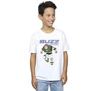 Disney Boys Lightyear Buzz Jump to Action T-Shirt White 9-11 Years