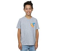 Disney Boys Lilo and Stitch Drink T-Shirt Sport Grey 5-6 Years