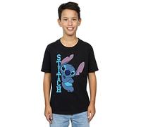 Disney Boys Lilo and Stitch Posing T-Shirt Black 5-6 Years
