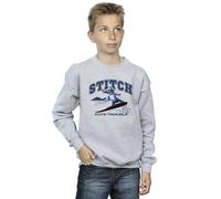 Disney Boys Lilo & Stitch Cute Trouble Sweatshirt Sport Grey 9-11 Years