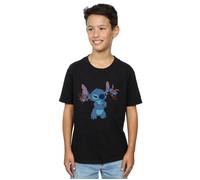 Disney Boy's Lilo & Stitch Little Devils T-Shirt in Black | Size: 5-6 Years Disney Black 5-6 Years