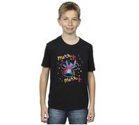 Disney Boy's Lilo & Stitch Merry Rainbow T-Shirt in Black | Size: 3-4 Years Disney Black 3-4 Years