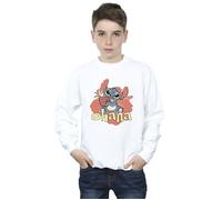 Disney Boy's Lilo & Stitch Ohana Pineapple Sweatshirt in White | Size: 3-4 Years Disney White 3-4 Years