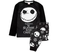 Disney The Nightmare Before Christmas Boys Pyjamas | Jack Skellington Sally Halloween Festive Long Sleeve Long Leg PJs Set | Matching Family Pajama Nightwear for Kids