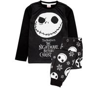 Disney The Nightmare Before Christmas Boys Pyjamas | Jack Skellington Sally Halloween Festive Long Sleeve Long Leg PJs Set | Matching Family Pajama Nightwear for Kids