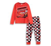 Disney Boys Red CARS Long Sleeve Long Leg Pyjama Set - 7-8 Years