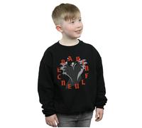 Disney Boy's Maleficent Bad Influence Sweatshirt in Black | Size: 3-4 Years Disney Black 3-4 Years