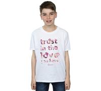 Disney Boy's Maleficent Mistress Of Evil Trust In The Love T-Shirt in White | Size: 3-4 Years Disney White 3-4 Years