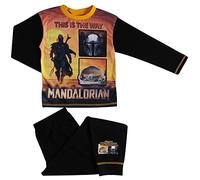 Disney Boys Mandalorian Pyjamas - Age 5-12 Years - 7-8 Years / 122-128 cm Black