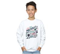 Disney Boy's Mary Poppins Practically Sweatshirt in White | Size: 12-13 Years Disney White 12-13 Years