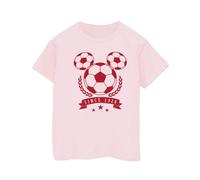 Disney Boys Mickey Football Head T-Shirt - Baby Pink - Baby Pink - 3-4 Years