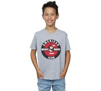Disney Boy's Mickey Mouse American Icon T-Shirt in Grey | Size: 9 Years Disney Grey 9 Years