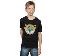 Disney Boy's Mickey Mouse Be Kind To Our Planet T-Shirt in Black | Size: 5-6 Years Disney Black 5-6 Years