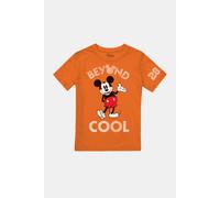 Disney Boy's Mickey Mouse Beyond Cool Boys T-Shirt in Orange | Size: 5-6 Years Disney Orange 5-6 Years