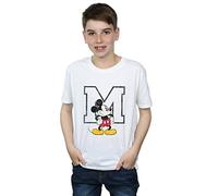 Disney Boys Mickey Mouse Classic M T-Shirt 9-11 Years White