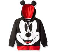 Disney Boys' Mickey Mouse Costume Hoodie Hooded Sweatshirt, Black, 5 Years