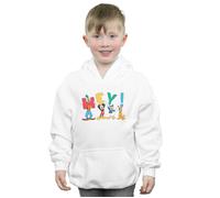 Disney Boy's Mickey Mouse Friends Hey Hoodie in White | Size: 9 Years Disney White 9 Years