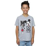 Disney Boys Mickey Mouse Jump and Wink T-Shirt 9-11 Years Sport Grey