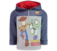 Disney Boy's Mickey Mouse Lion King Winnie The Pooh Pixar Toy Story Cars Monsters Fleece Half Zip Hoodie Infant to Big K Sweatshirt