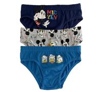 Disney Boys Mickey Mouse Pants Donald Duck Briefs Underwear Cotton Pack of 3 (UK, Age, 5 Years, 6 Years, Regular, Design 1)