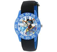 Disney Boy's 'Mickey Mouse' Quartz Plastic and Nylon Watch, Color:Black (Model: W002996)