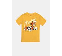 Disney Boy's Mickey Mouse Skate Boys T-Shirt in Yellow | Size: 3-4 Years Disney Yellow 3-4 Years
