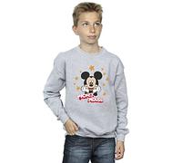 Disney Boys Mickey Mouse Stars Sweatshirt Sport Grey 3-4 Years