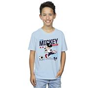 Disney Boys Mickey Mouse Team Mickey Football T-Shirt Baby Blue 9-11 Years