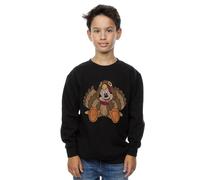 Disney Boy's Mickey Mouse Thanksgiving Turkey Costume Sweatshirt in Black | Size: 3-4 Years Disney Black 3-4 Years