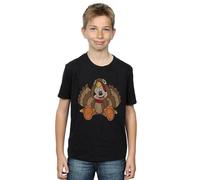 Disney Boy's Mickey Mouse Thanksgiving Turkey Costume T-Shirt in Black | Size: 5-6 Years Disney Black 5-6 Years