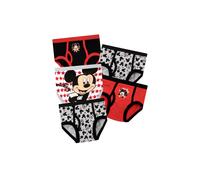 Disney Boy's Mickey Mouse Underwear 5 Pack in Red | Size: 6-7 Years Disney Red 6-7 Years