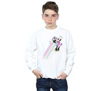 Disney Boys Minnie Mouse Whoosh Sweatshirt White 9-11 Years