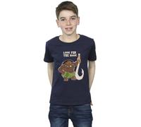 Disney Boys Moana Maui Look for The Hook T-Shirt Navy Blue 7-8 Years