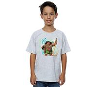 Disney Boys Moana Maui T-Shirt Sport Grey 5-6 Years