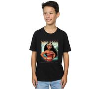 Disney Boy's Moana Montage T-Shirt in Black | Size: 12-13 Years Disney Black 12-13 Years