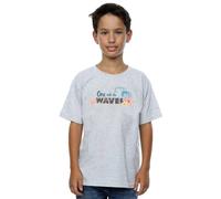 Disney Boy's Moana One With The Waves T-Shirt in Grey | Size: 12-13 Years Disney Grey 12-13 Years