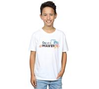Disney Boy's Moana One With The Waves T-Shirt in White | Size: 12-13 Years Disney White 12-13 Years