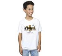 Disney Boys Mufasa Group T-Shirt White 9-11 Years