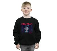 Disney Boy's Mulan Geisha Face Sweatshirt in Black | Size: 12-13 Years Disney Black 12-13 Years