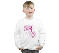 Disney Boy's Mulan Mono Magnolia Sweatshirt in White | Size: 3-4 Years Disney White 3-4 Years