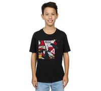 Disney Boy's Mulan Movie Comic Style T-Shirt in Black | Size: 9 Years Disney Black 9 Years