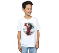 Disney Boy's Mulan Movie Sword Poster T-Shirt in White | Size: 5-6 Years Disney White 5-6 Years