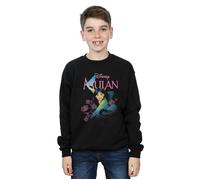 Disney Boy's Mulan My Own Hero Sweatshirt in Black | Size: 7-8 Years Disney Black 7-8 Years
