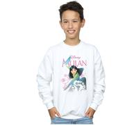 Disney Boy's Mulan My Own Hero Sweatshirt in White | Size: 9 Years Disney White 9 Years