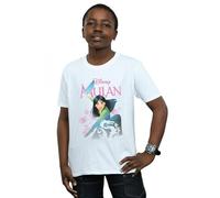 Disney Boy's Mulan My Own Hero T-Shirt in White | Size: 5-6 Years Disney White 5-6 Years